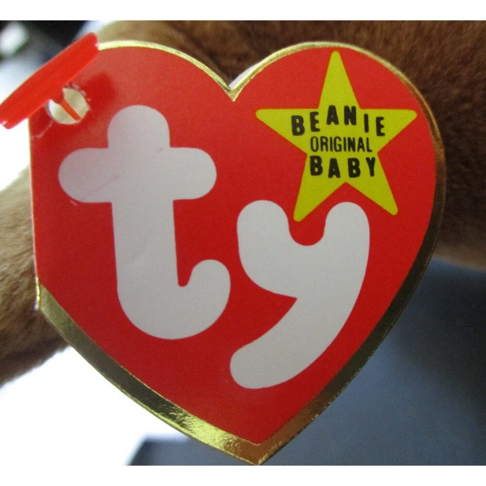 Ty Beanie Baby Weenie the Red Dachshund 4th Gen. Hang Tag 3rd Gen. Tush Tag